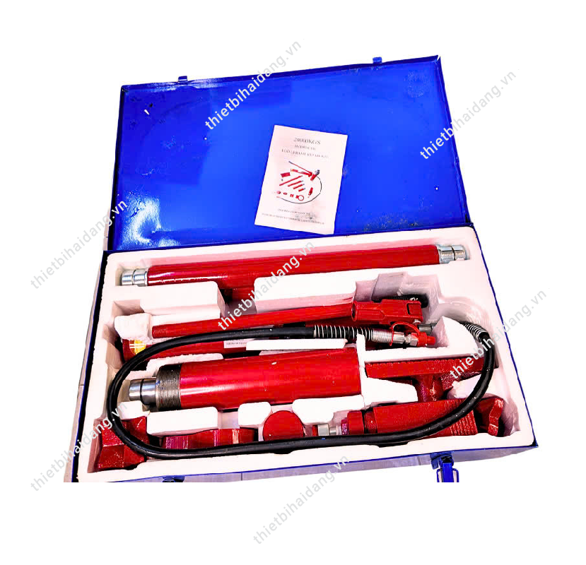 Bộ kéo nắn xe tai nạn 25 tấn 3