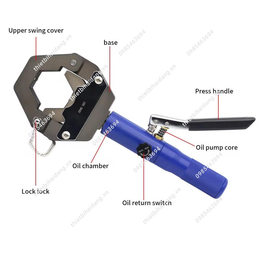 Bộ kìm ép đầu cốt dây gas cầm tay (3)