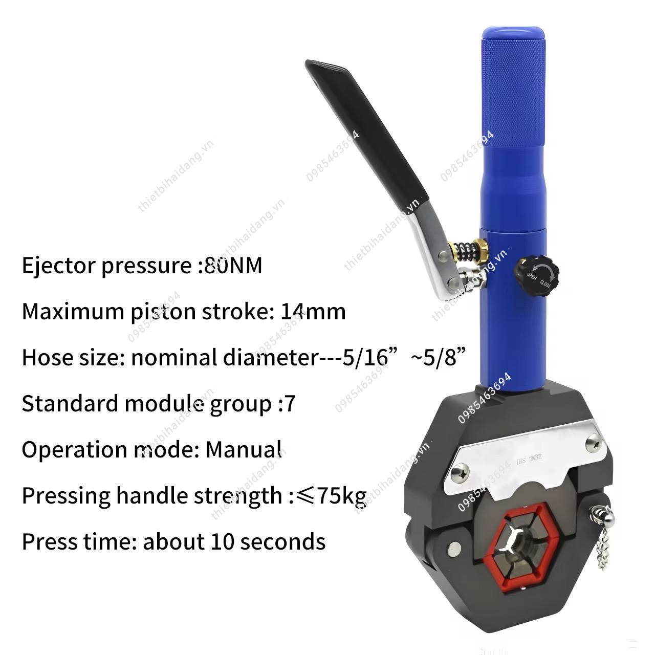 Bộ kìm ép đầu cốt dây gas cầm tay (6)