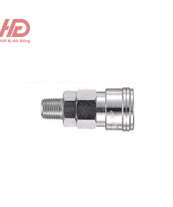 Đầu nối nhanh Nhật Bản 1/8" 21SM - Đầu cái, ren ngoài