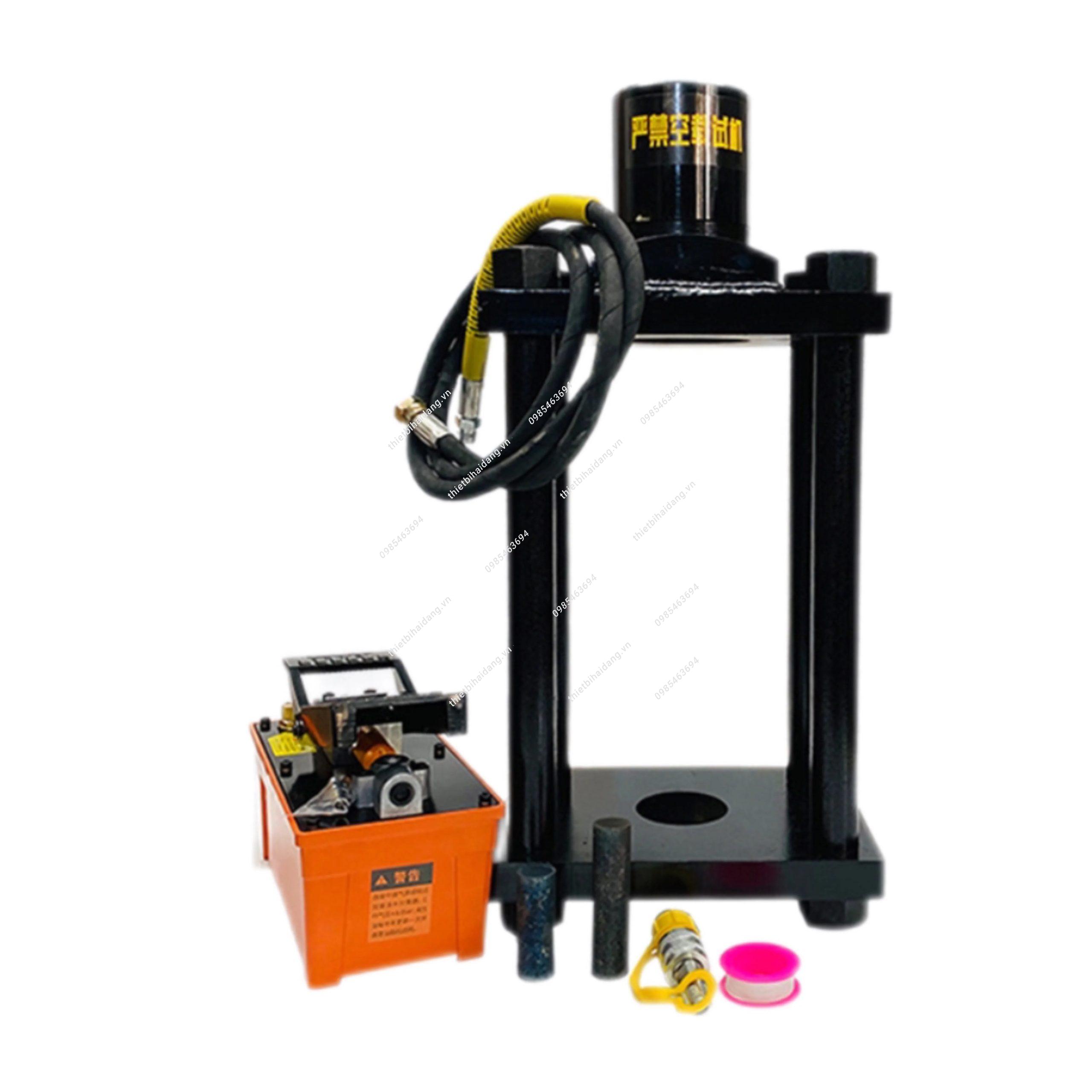 Ép ắc phi dê xe tải trụ đứng 40 tấn dùng bơm thủy lực (1)