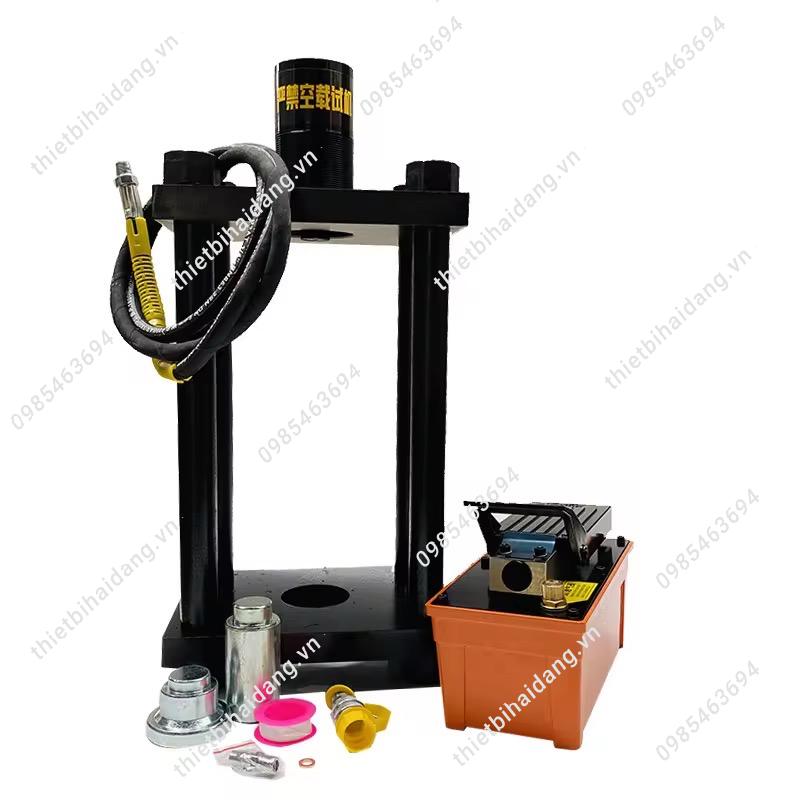 Ép ắc phi dê xe tải trụ đứng 40 tấn dùng bơm thủy lực (2)