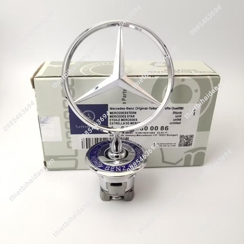 Logo nắp capo đầu xe ô tô Mercedes (1)