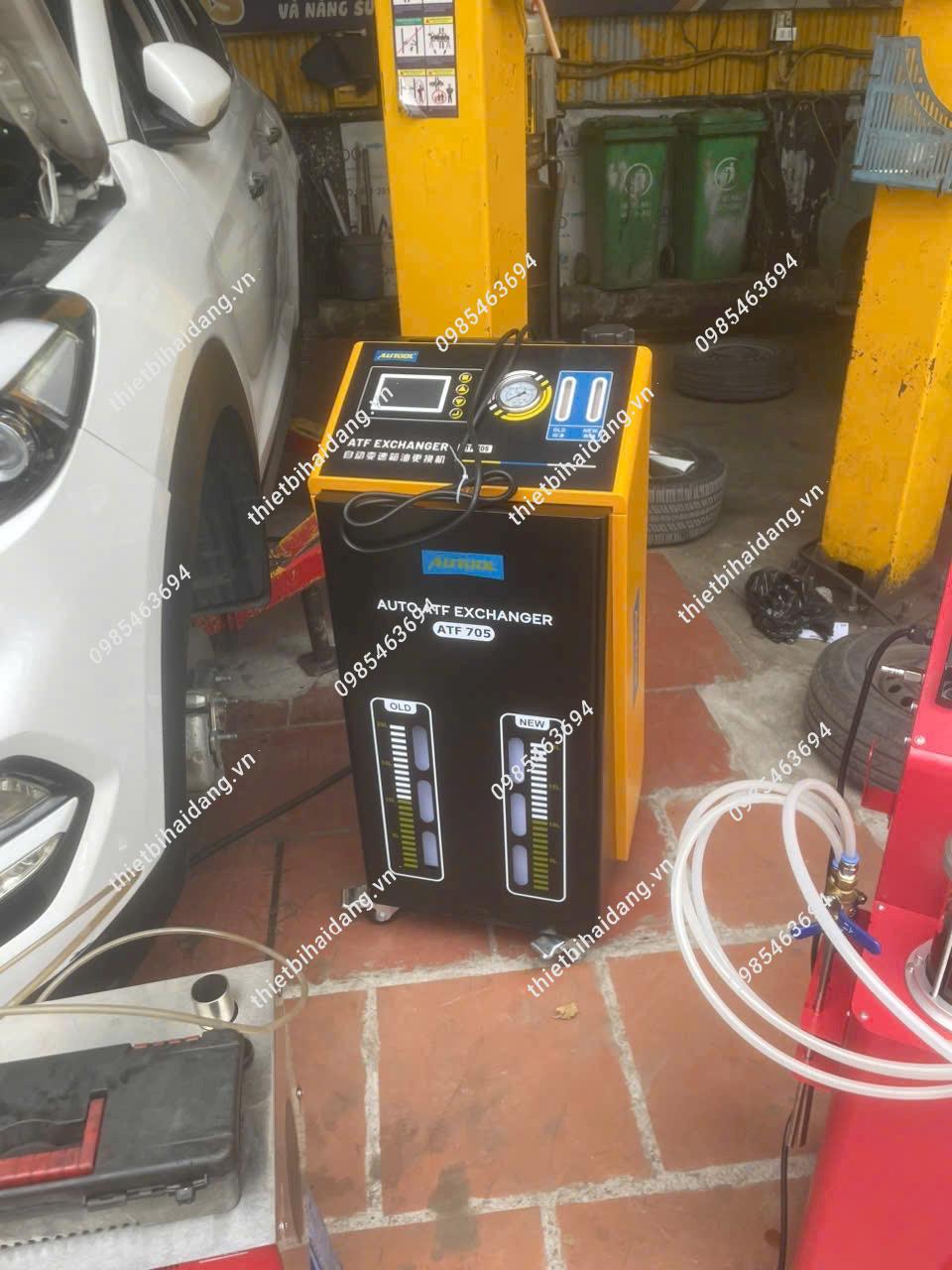 Máy thay dầu hộp số tự động tuần hoàn AUTOOL ATF705 (9)