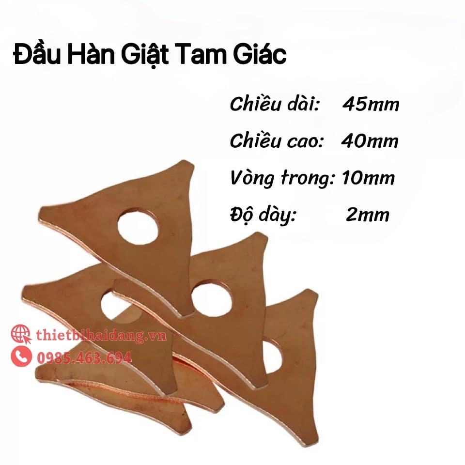 Đầu giật tam giác cho máy hàn rút tôn