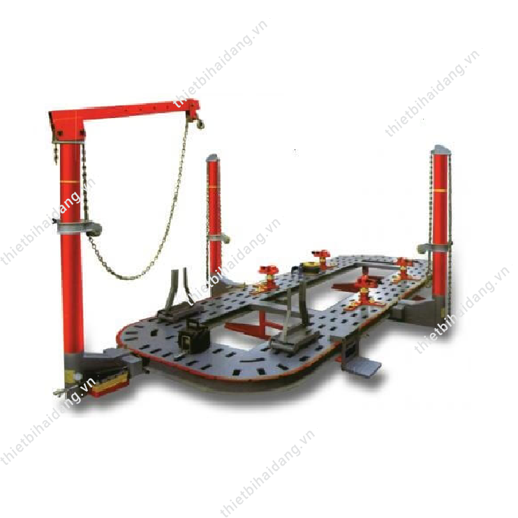 bệ kéo nắn xe tai nạn 2