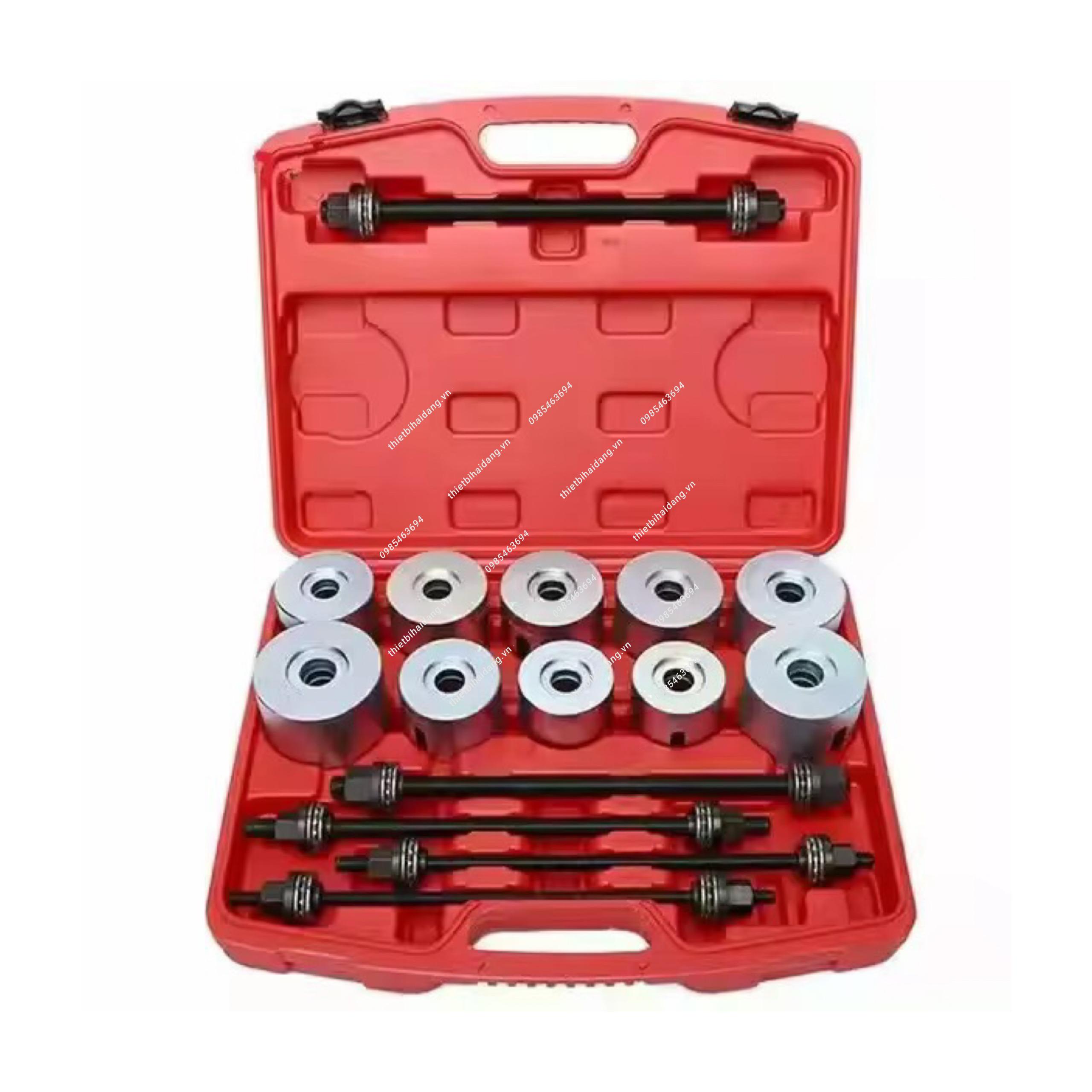 bộ dụng cụ ép và tháo bạc lót, vòng bi đa năng 27 chi tiết (1)