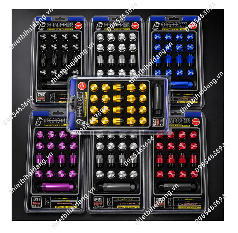 bo-oc-rays - Copy bộ ốc màu cho mâm xe vf3