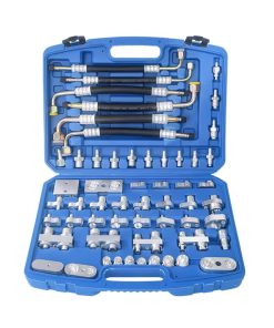 Bộ thử kín điều hòa xe tải 56 chi tiết nhôm có chân ga đời mới