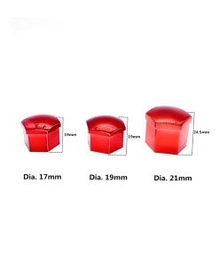 Bộ 20 nắp chụp ốc mâm lazang bánh xe ô tô, kích thước 17mm, 19mm, 21mm
