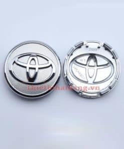 Logo mâm, ốp lazang bánh xe Toyota đường kính ngoài: 57mm