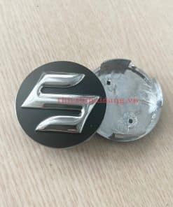 Logo chụp mâm lazang bánh xe ô tô Suzuki, đường kính 54mm