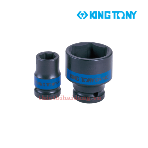 Khẩu tuýp 1/2" KingTony Đen 14mm, 6 Cạnh, Dài 38mm