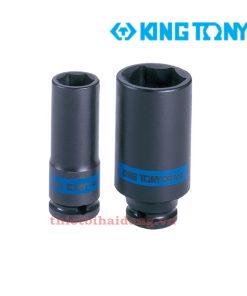 Khẩu tuýp 1/2" KingTony Đen 10mm, 6 Cạnh, Dài 80mm