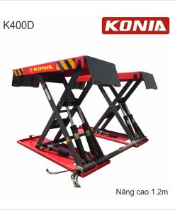 Cầu nâng kiểu xếp K400D, nâng cao 1.2m