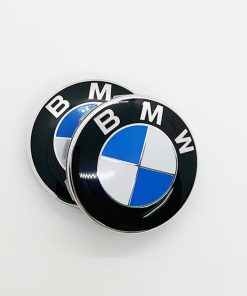 Logo chụp mâm, ốp lazang bánh xe ô tô BMW đường kính 56mm