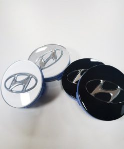 Logo chụp mâm Hyundai đường kính 57mm, ốp lazang bánh xe ô tô Hyundai
